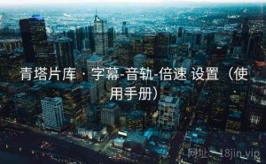 青塔片库 · 字幕-音轨-倍速 设置（使用手册）