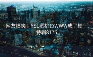 网友爆笑：YSL蜜桃色WWW成了梗 · 特辑8175