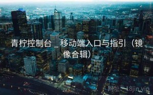 青柠控制台 _ 移动端入口与指引（镜像合辑）