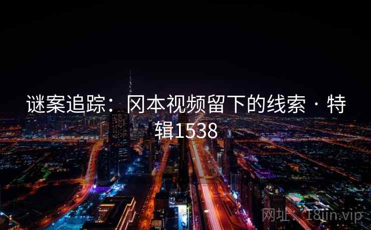 谜案追踪：冈本视频留下的线索 · 特辑1538